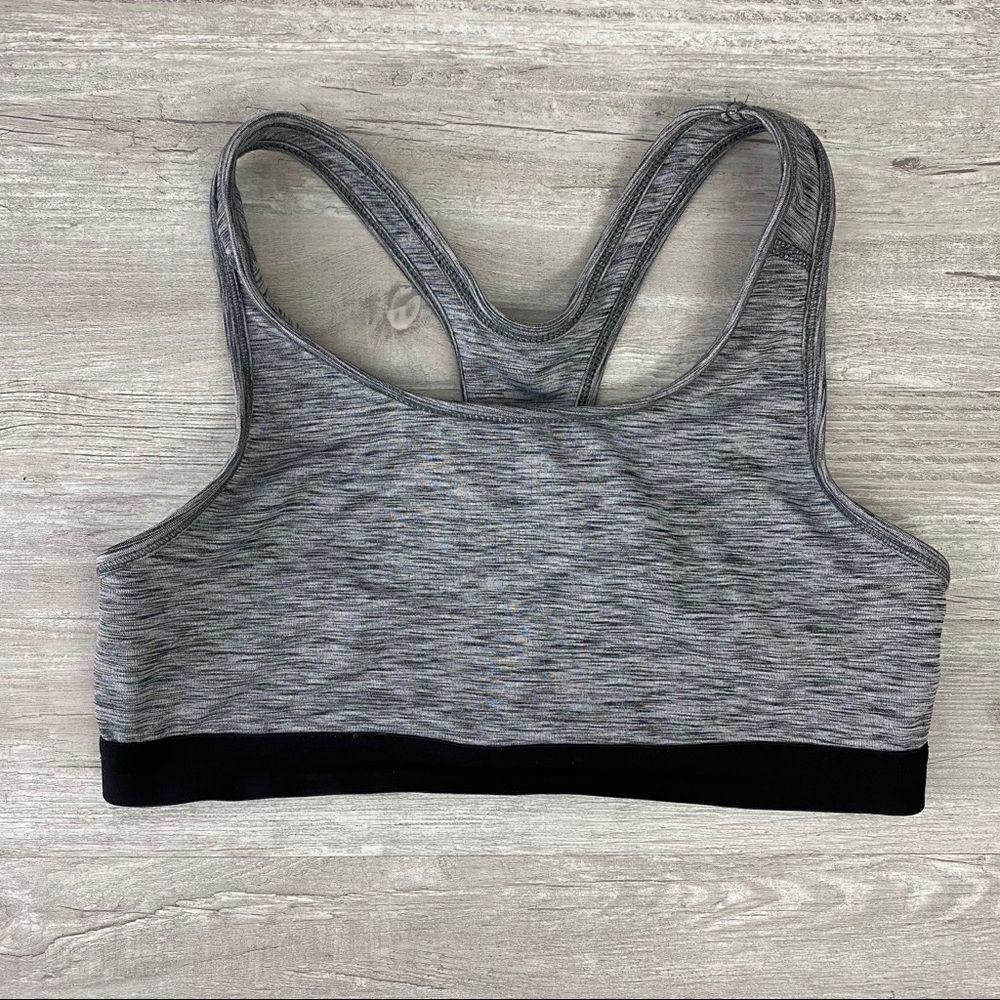 Danskin Now Fitted Gray Sports Bra
